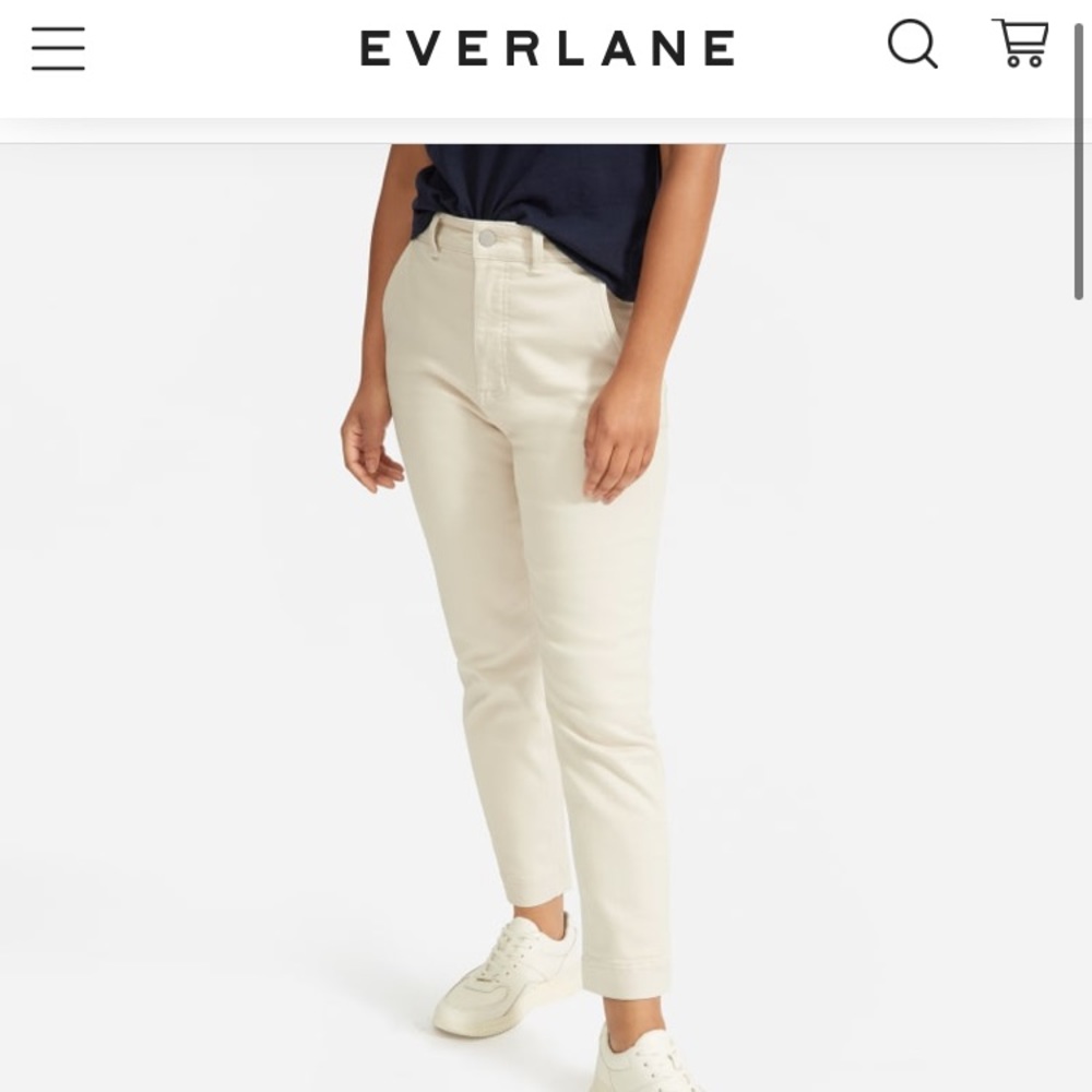 Everlane Slim Leg Crop Pants